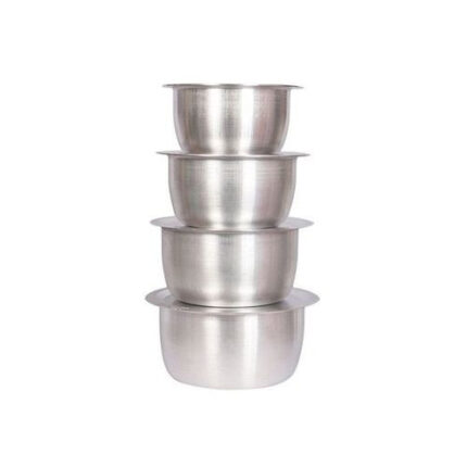 4 Pcs Set Cooking Pot Aluminium Sufurias With 4 Lids