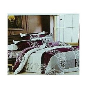 4 Pieces Bedding set-1 Cotton Duvet set, a bed sheet and 2 pillow cases