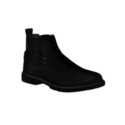 Cacatua Black Men's Casual Boots With Elastic Sides