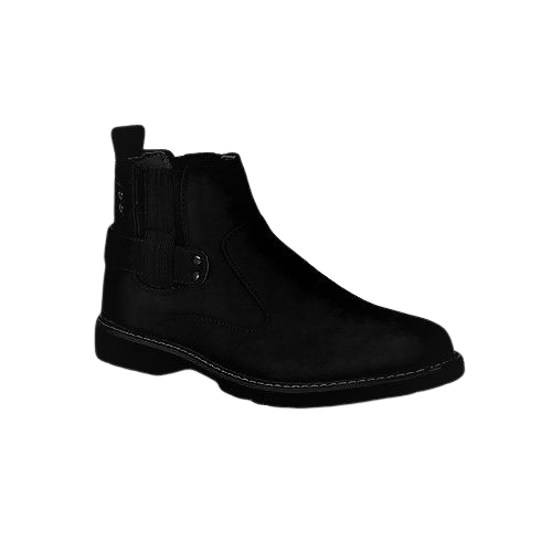 Cacatua Black Men's Casual Boots With Elastic Sides