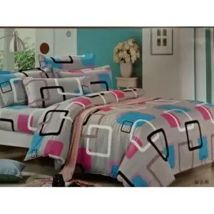 Duvet set With 1 Duvet,1 Bedsheet and 2 Pillow cases
