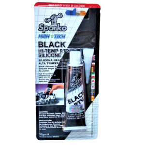 Sparko black silicone rtv