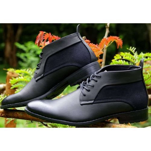 Cacatua Official And Casual Leather Men's Boots - Santa Ecommerce