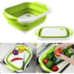 Foldable Chopping Board, Food Storage And Dish Tub Basin