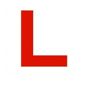 L Plate Label Vehicle Car Learner Stickers