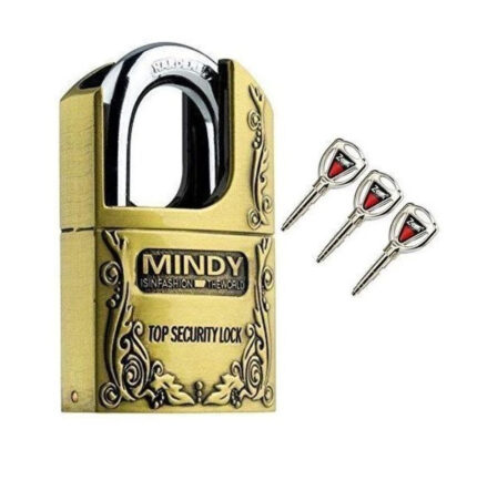 Mindy Top Anti-Burglar Theft Zinc Alloy High Security Padlock With 3 Keys