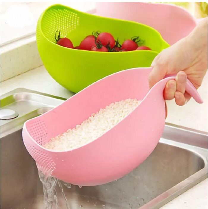 Rice And Fruits Washing Bowl Strainer