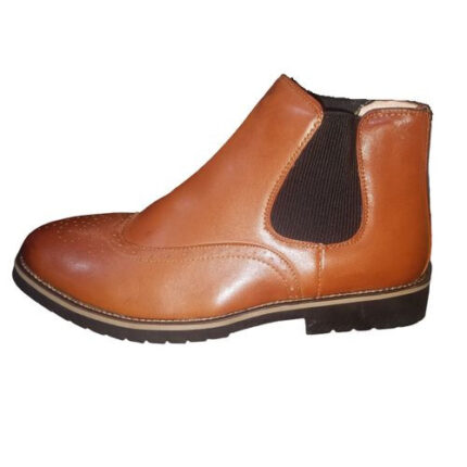 Classy Men's Oxford Boots Shoes With Rubber Sole