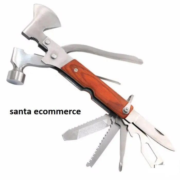 Multipurpose Emergency Safety Tool Set With Hammer, Axe, Knife And Screwdrivers - Image 2