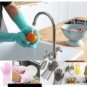 Reusable Silicon Household/Dish Cleaning Gloves