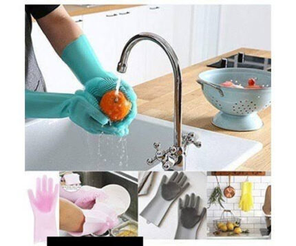 Reusable Silicon Household/Dish Cleaning Gloves