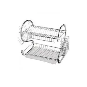 RASHNIK 2 Layer Stainless Dish Drainer