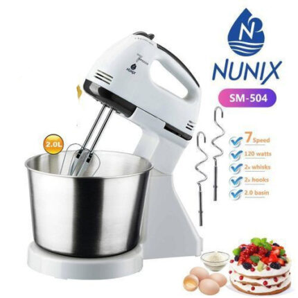 Nunix Hand Mixer-Stand with Bowl