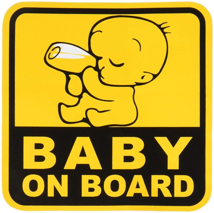 baby on board fluorecent