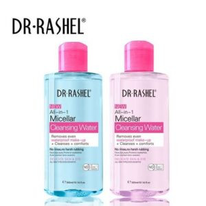 Dr.Rashel Micellar Cleansing Water removes makeup and dirt leaving the skin perfectly clean and refreshed.