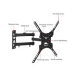 14"-55" Full Motion Wall Mount Tv Bracket