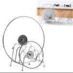 Stainless Steel Pot Lid And Plate Organizer Stand - Image 2