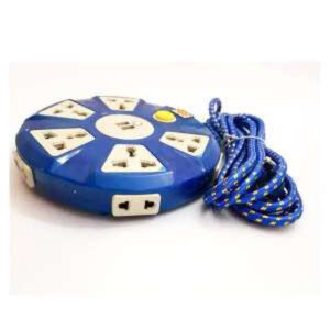 Round Power Extension Cord With USB Port