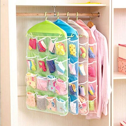 Storage Pockets Panty Underwear Socks Organizer