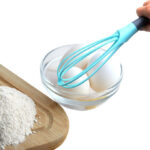 Foldable Silicone Egg Mixer Hand Whisk - Image 3