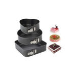 3 Pcs Non Stick Shape Cake Mould Baking Tins