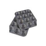 Non-Stick Muffin/Cupcake 12 Holes Baking Tray - Image 2