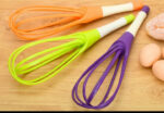 Foldable Silicone Egg Mixer Hand Whisk - Image 2