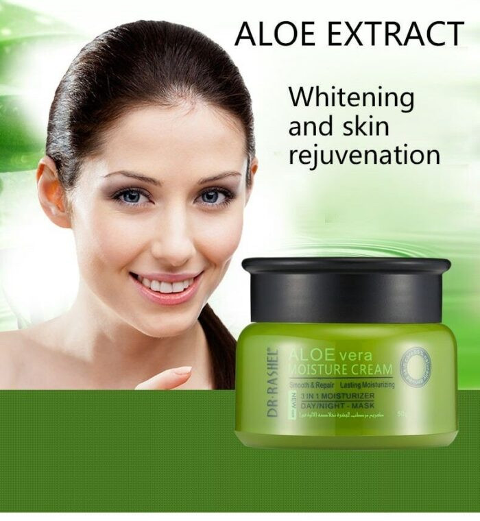 Dr.Rashel 3 In 1 Aloe Vera Skin Lightening Moisturizer Facial Cream