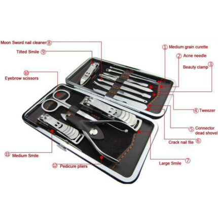 Nail Care Manicure And Pedicure Grooming Kit Set