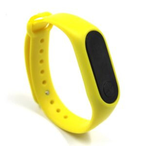 Yellow Touch Sensor Wrist Watch