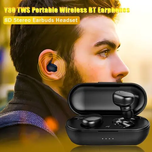 Y30 Truly In-Ear Headphones/Earphones (White)