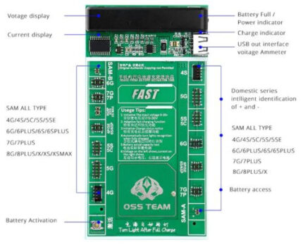 Fast Charging Phone Battery Booster Board
