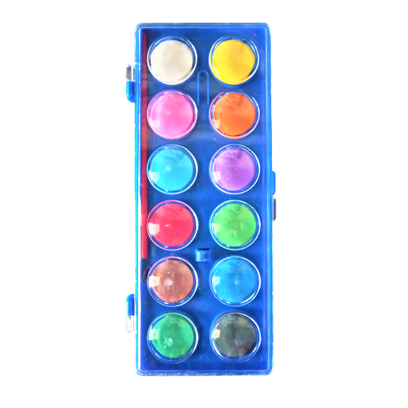 Painting Water Color With Brush