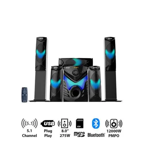 Armco AHT-8245TB 12000W 5.1CH Home Theatre Speaker System