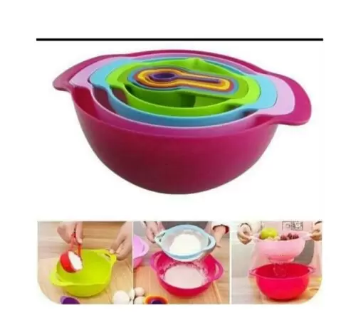 10 in 1 Measuring bowl/sieve and Cups