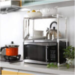 Multi-purpose Microwave stand organizer