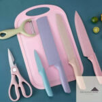 7 pc Knife Set with Chop Board - Image 2