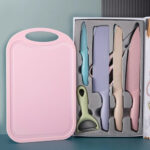 7 pc Knife Set with Chop Board - Image 3