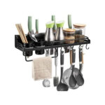 Aluminum Kitchen Floating Shelf Organizer