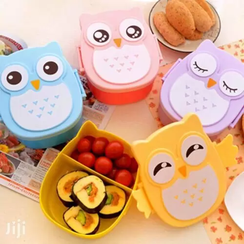 Cartoon Snack box with spoon and fork