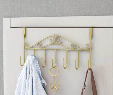Heavy gauge behind the door 7 hooks hanger