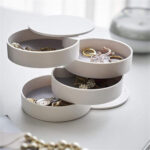 4 Layered Rotating Accessories Storage Box