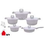 Heavy Gauge 17 Pcs Cookware Set - Image 3
