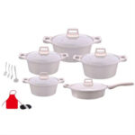 Heavy Gauge 17 Pcs Cookware Set - Image 2