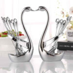 Swarn Spoon Holder With 6Pcs Tea Spoons - Image 3