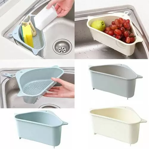 ABS Plastic Triangular In Sink Drainer - Image 3