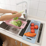Adjustable Sink Wash And Drain Tray