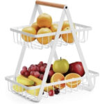 Metallic 2- Layer Multifunction Organizer Rack - Image 2