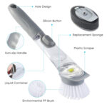 2 In 1 Brush And Scrubber With Soap Slot In Handle - Image 4