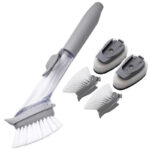 2 In 1 Brush And Scrubber With Soap Slot In Handle - Image 3
